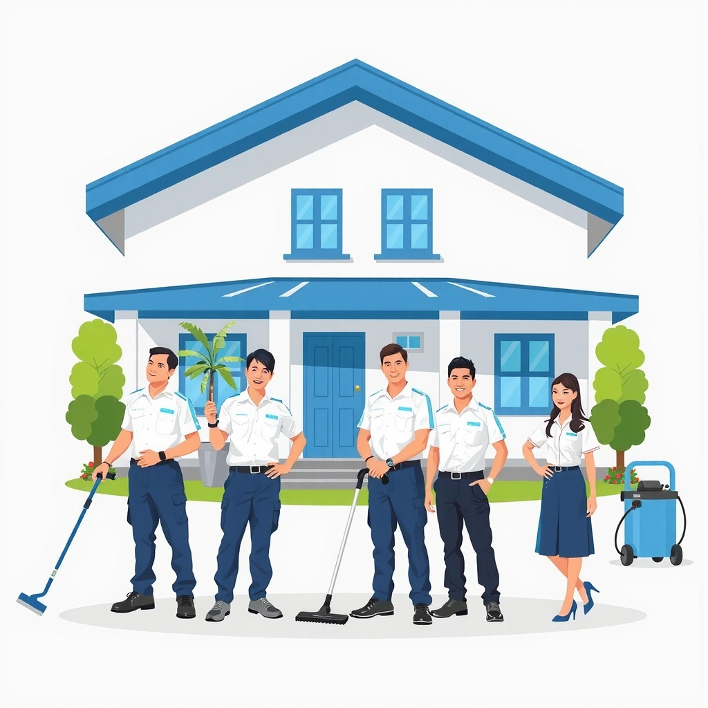 Yours Clean Orbit cleaning team in Iloilo